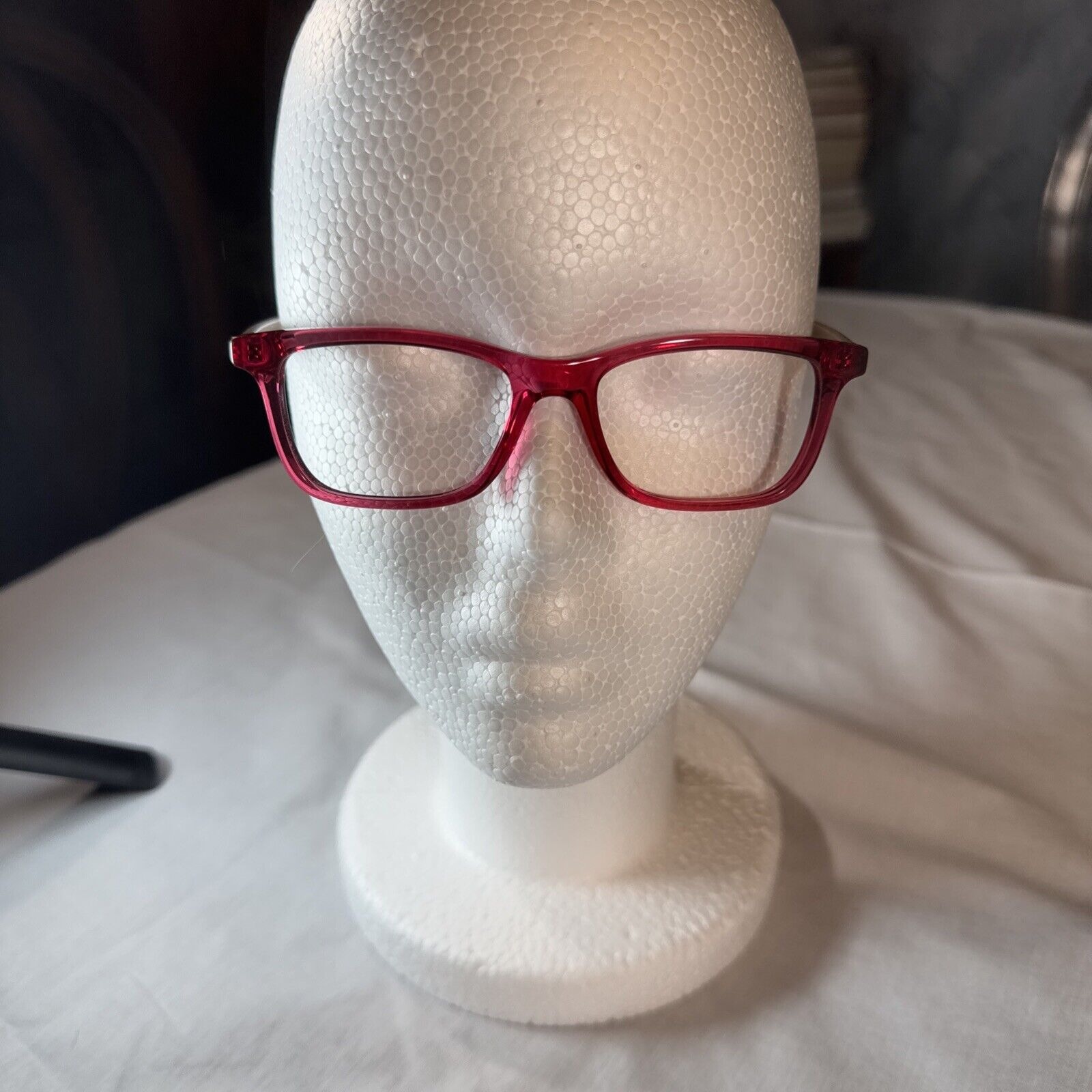 Ray-Ban Jr Rb1562 3747 Burgundy Crystal/Beige Eyeglasses Frame 48-16-125